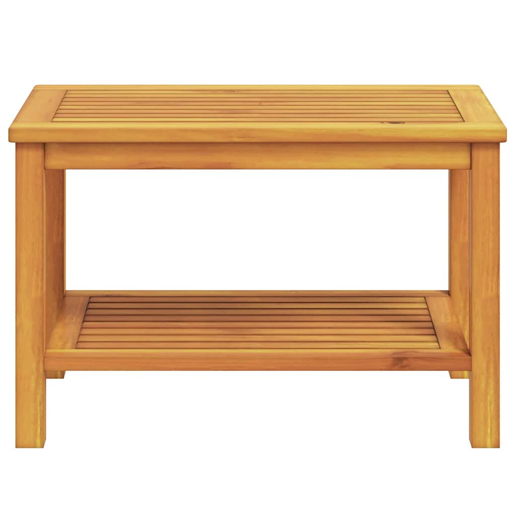 Couchtisch Braun 90 x 50 x 45 cm Akazie Massivholz