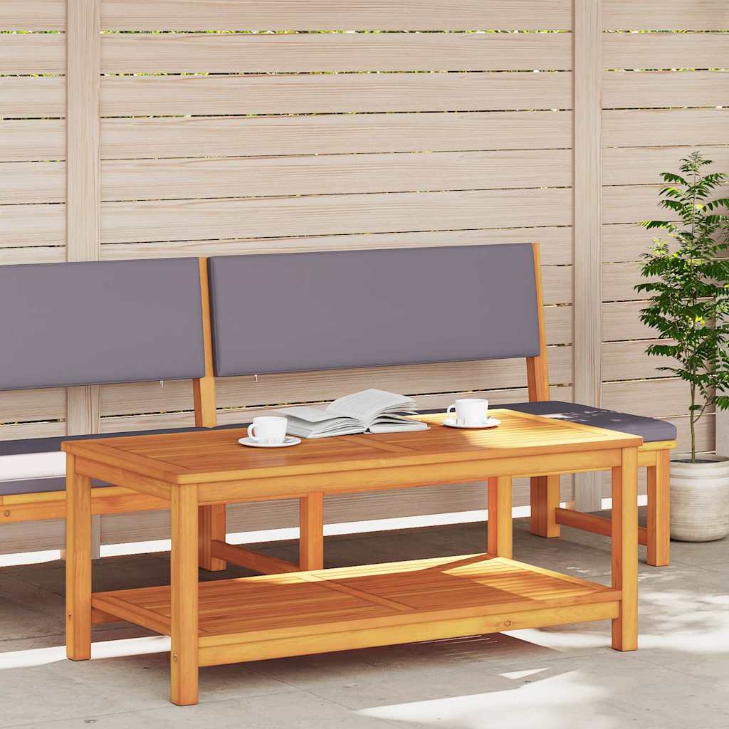 Couchtisch Braun 70 x 40 x 45 cm Akazie Massivholz