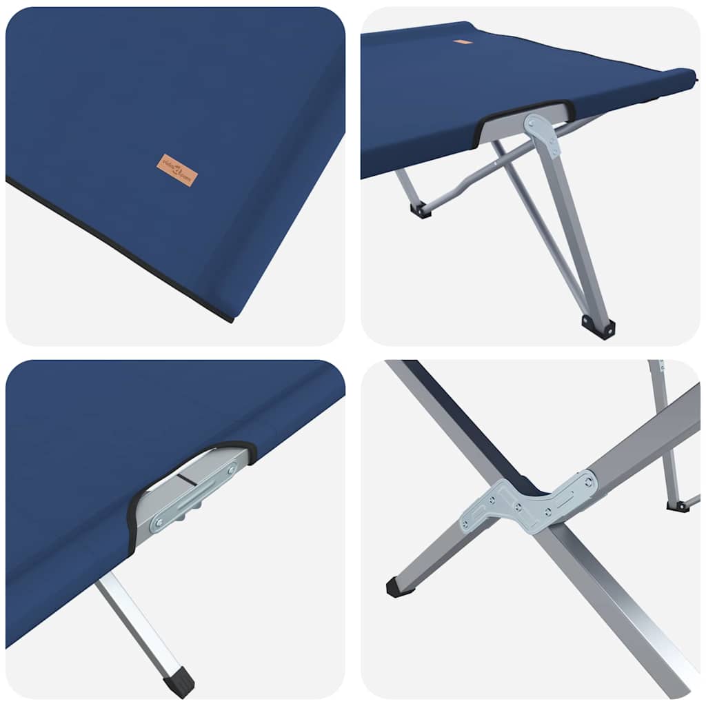 Klapp Schlafbett fürs Camping Blau 62 x 194 x 42 cm