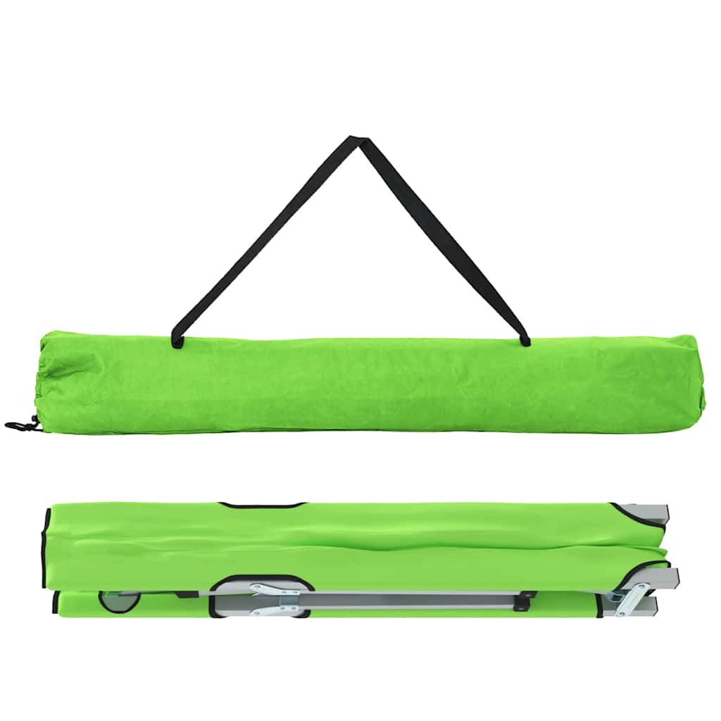 Klapp Schlafbett fürs Camping Dunkelgrün 62 x 194 x 42 cm