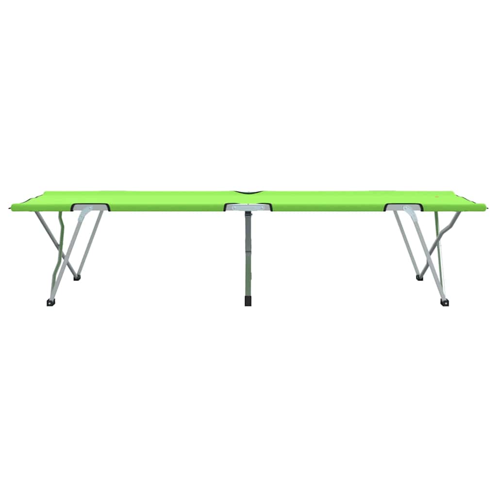 Klapp Schlafbett fürs Camping Dunkelgrün 62 x 194 x 42 cm
