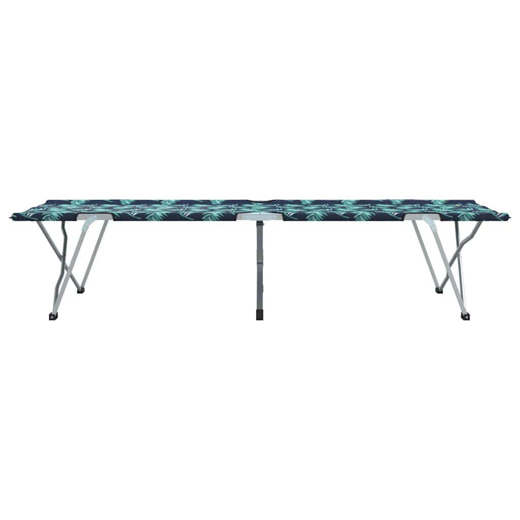 Klapp Schlafbett fürs Camping Blattmuster 62 x 194 x 42 cm