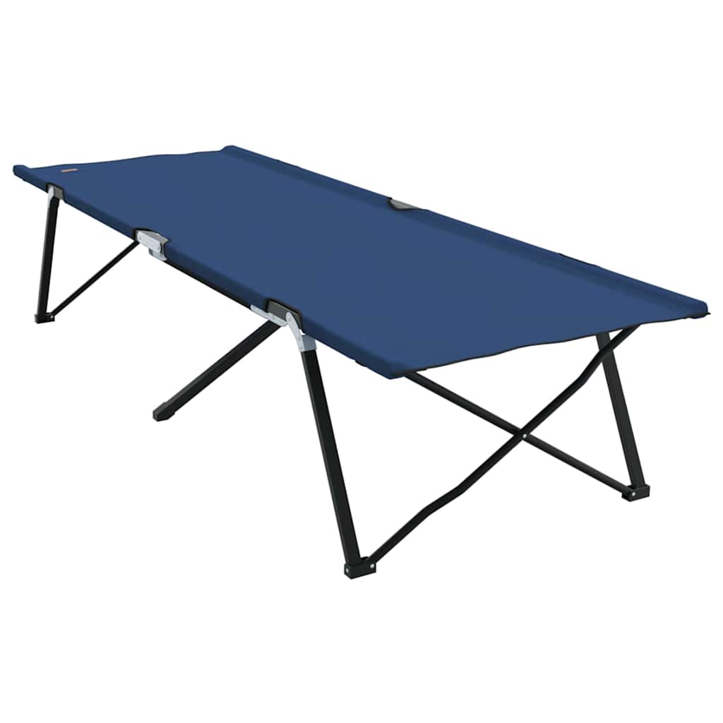 Klapp Schlafbett fürs Camping Falten Blau 206 x 76 x 74 cm