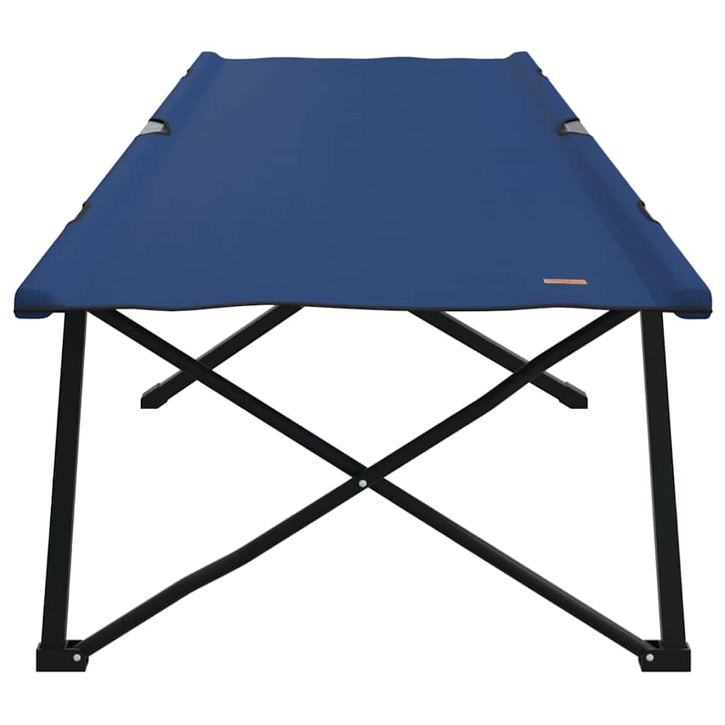 Klapp Schlafbett fürs Camping Falten Blau 206 x 76 x 74 cm
