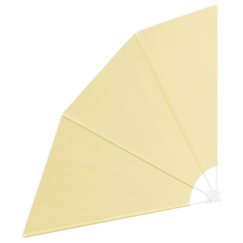 Balkon Sichtschutz Sandfarbe 160 x 160 cm Stoff