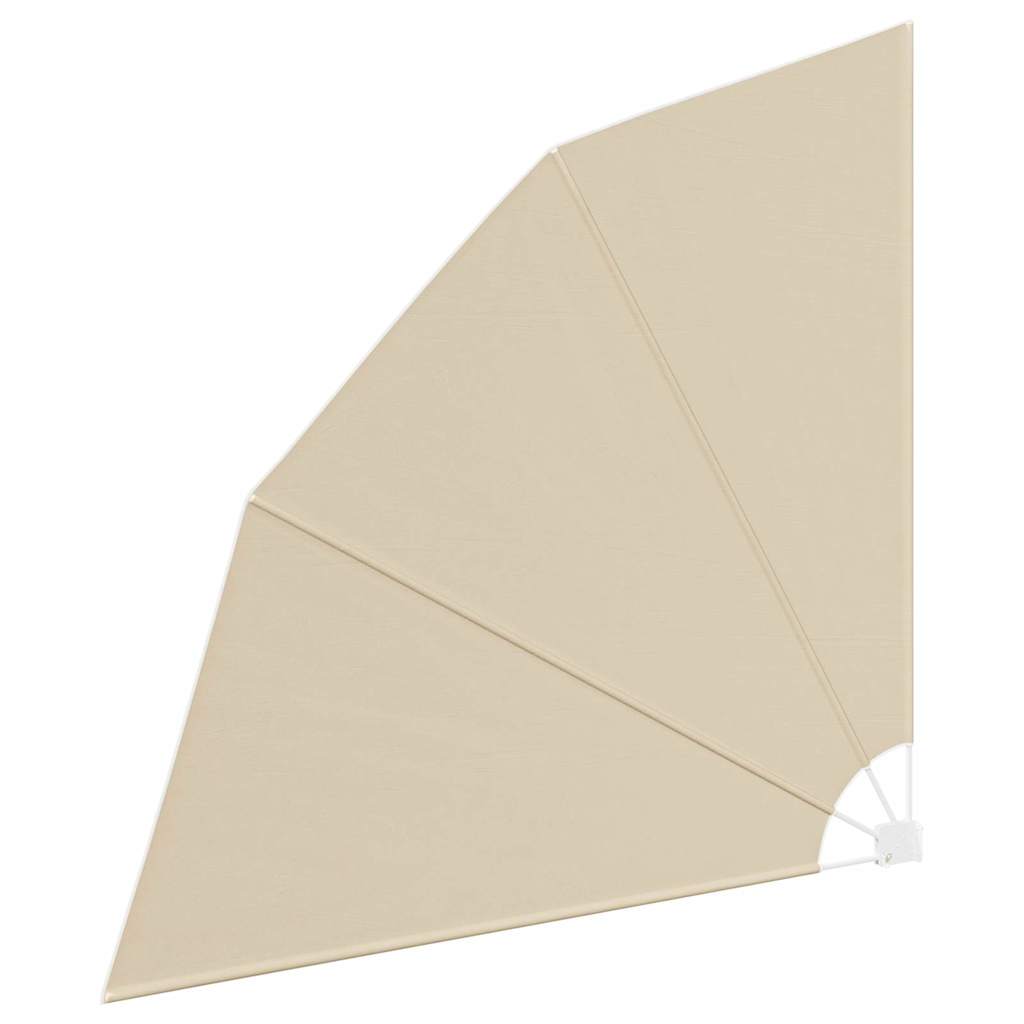 Balkon Sichtschutz Beige 210 x 210 cm Stoff