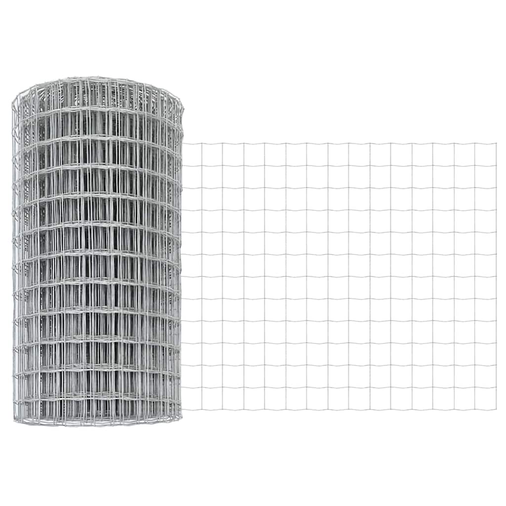 Eurozaun Silber 0,4 x 10 m Feuerverzinktes Eisen
