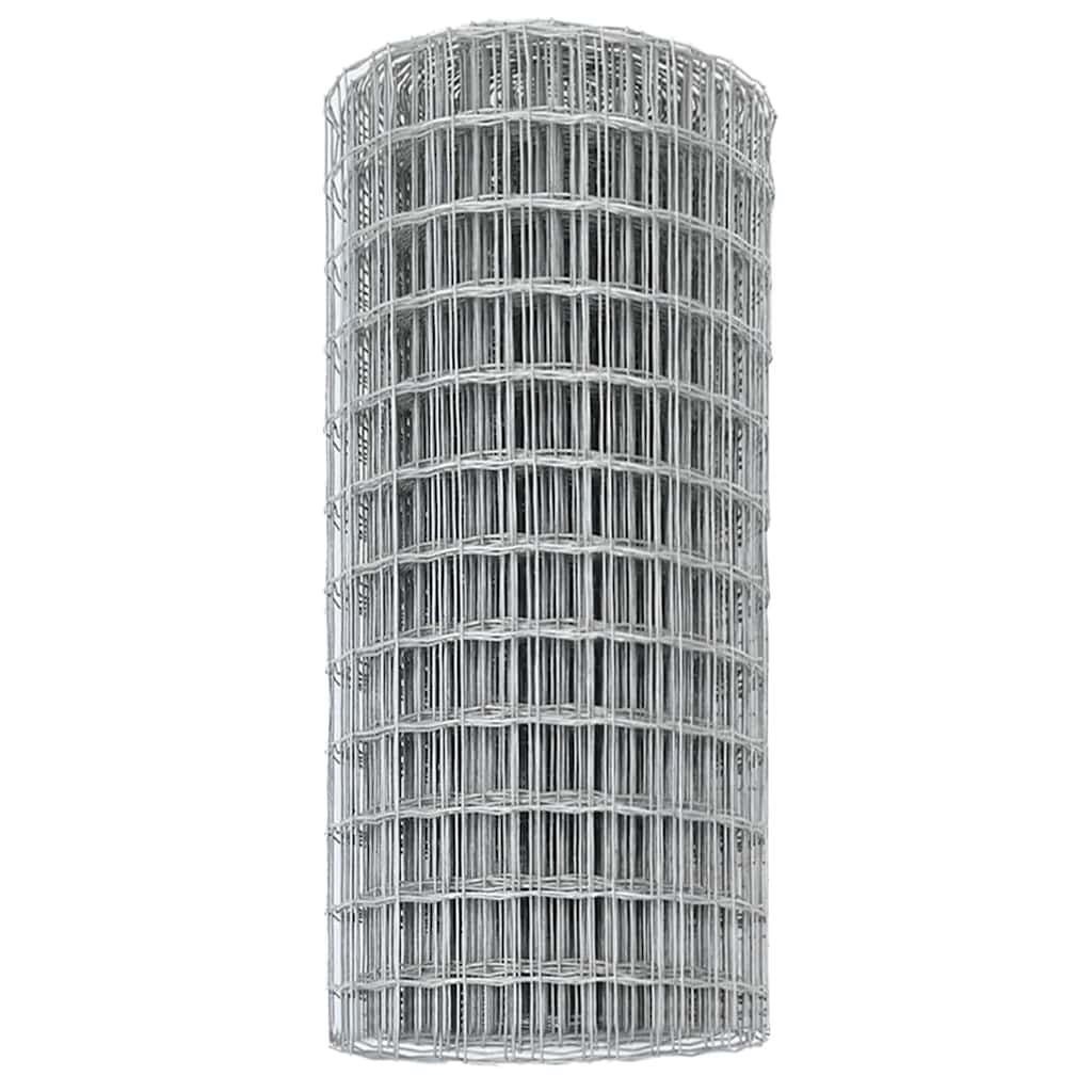 Eurozaun Silber 0,4 x 10 m Feuerverzinktes Eisen