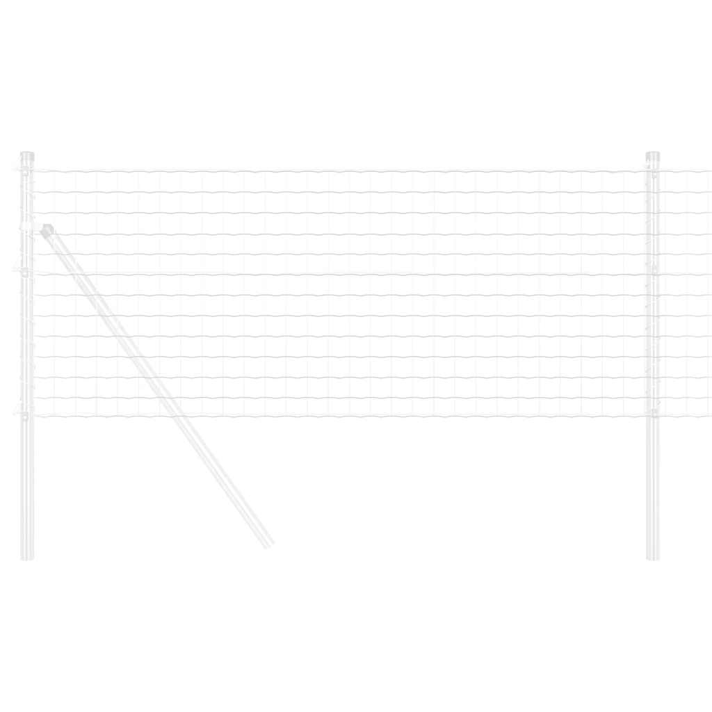 Eurozaun Silber 0.8 x 10 m Feuerverzinktes Eisen
