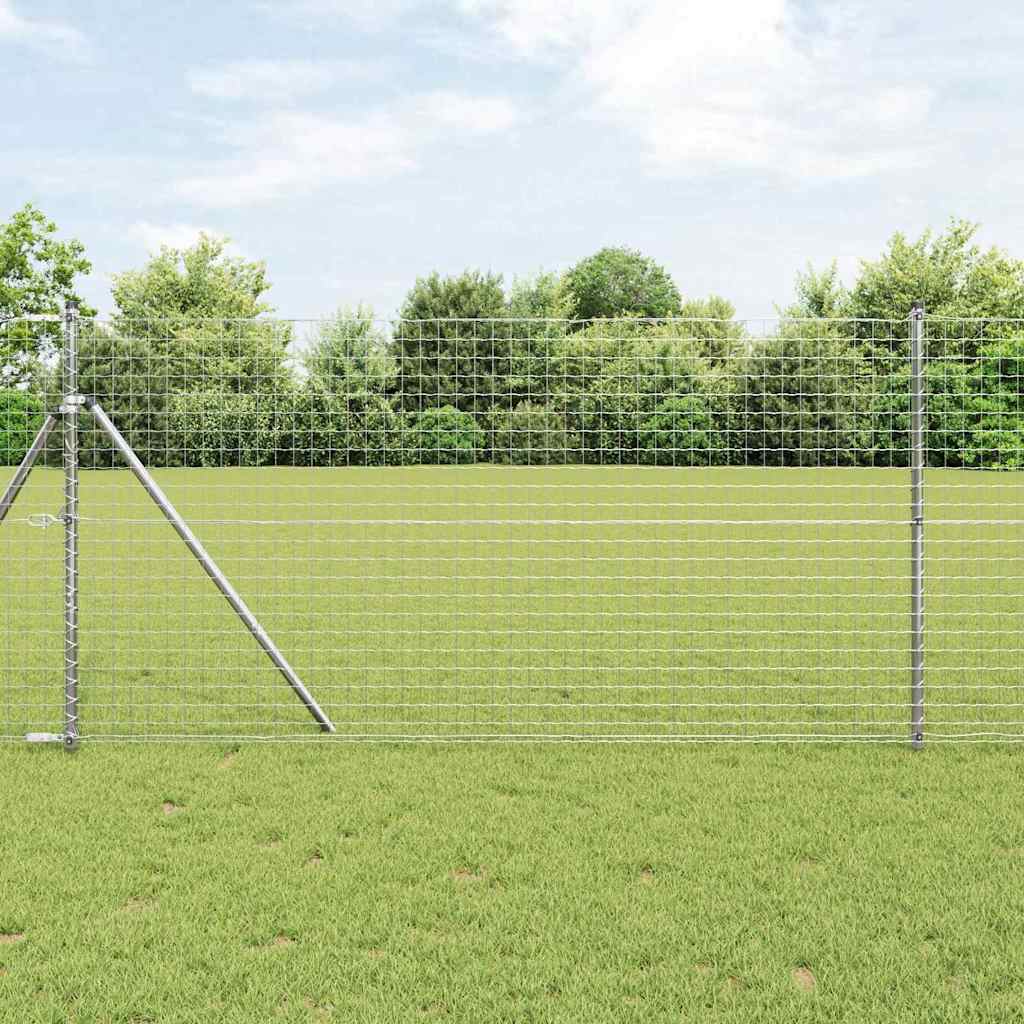 Eurozaun Silber 1.4 x 10 m Feuerverzinktes Eisen