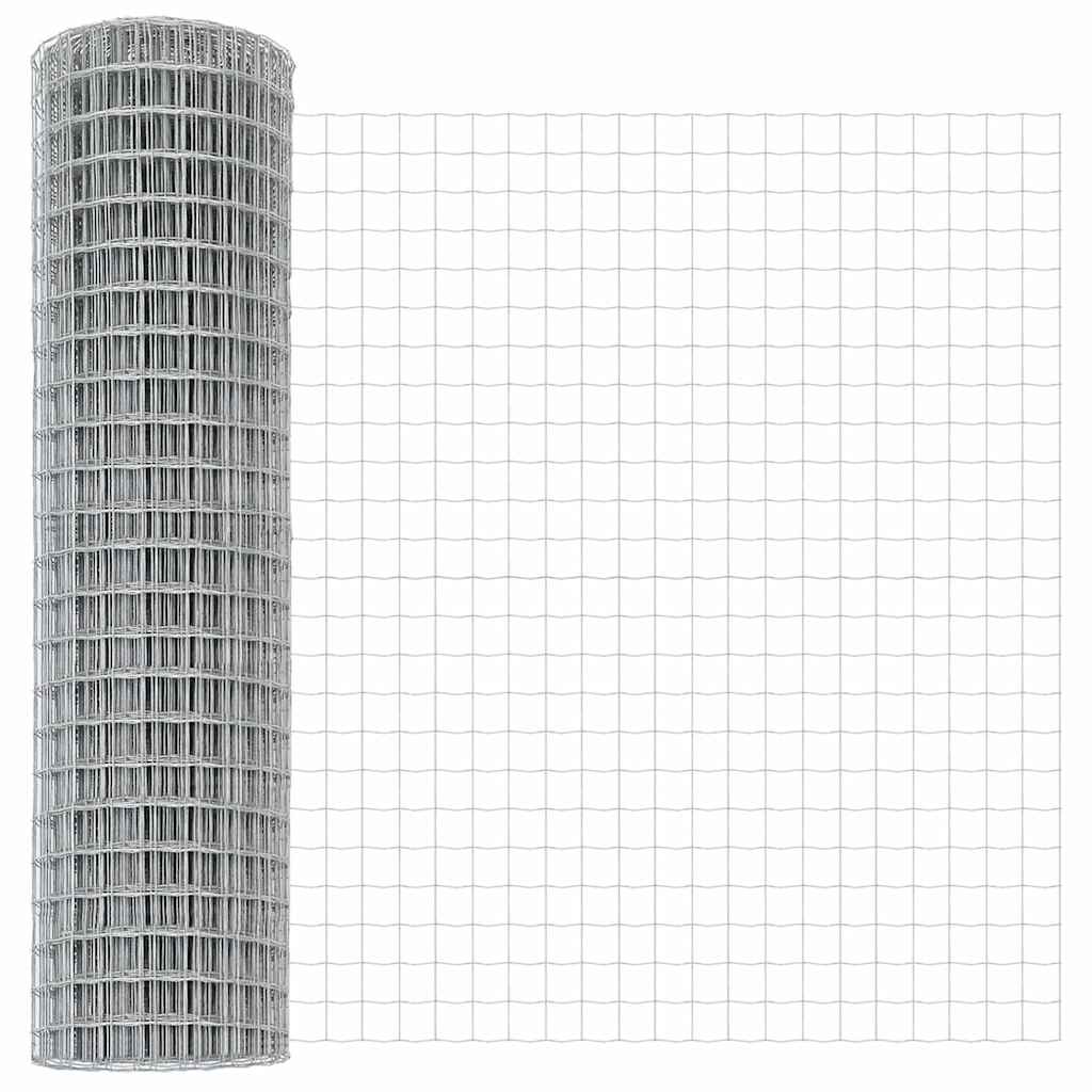 Eurozaun Silber 1.4 x 10 m Feuerverzinktes Eisen