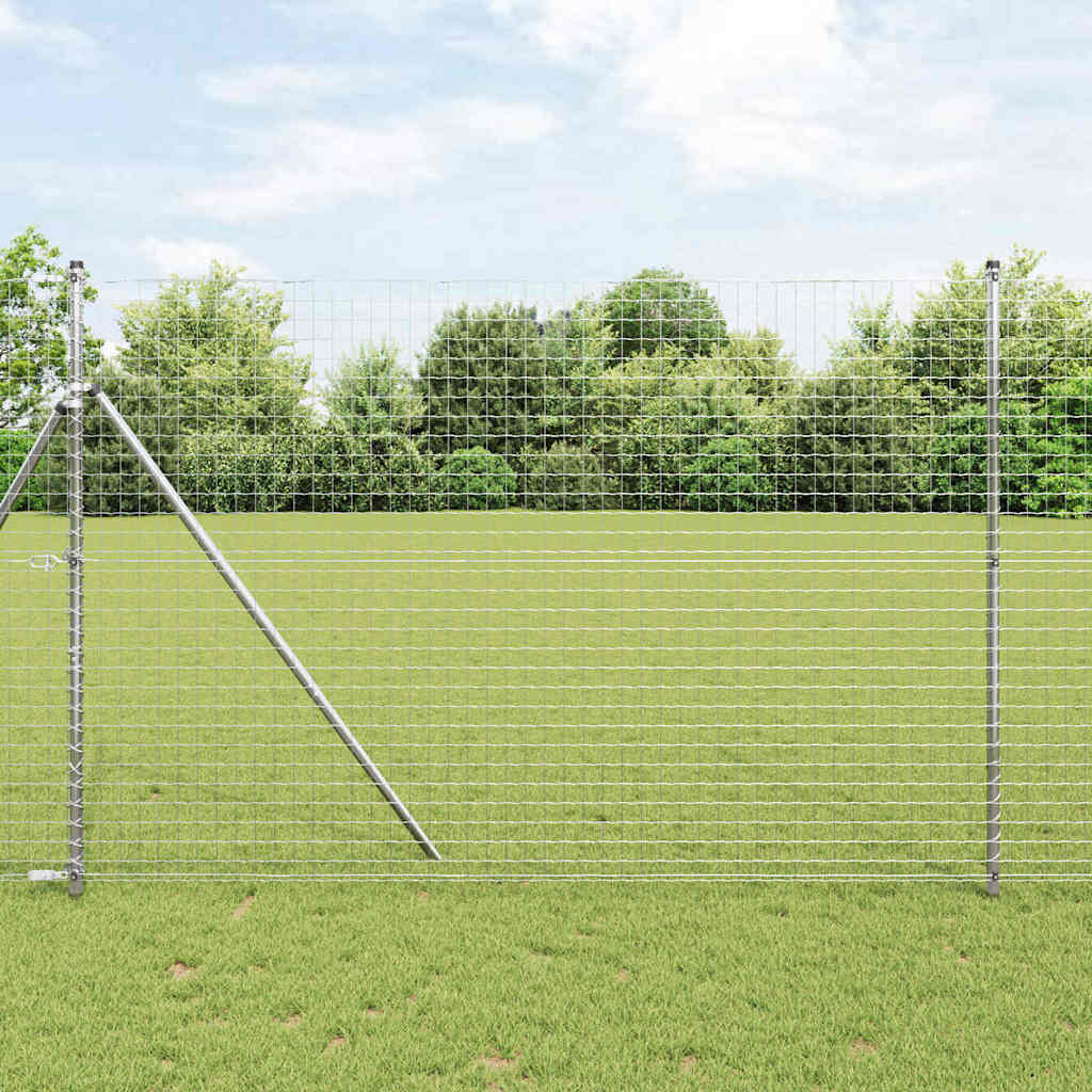 Eurozaun Silber 1.6 x 10 m Feuerverzinktes Eisen
