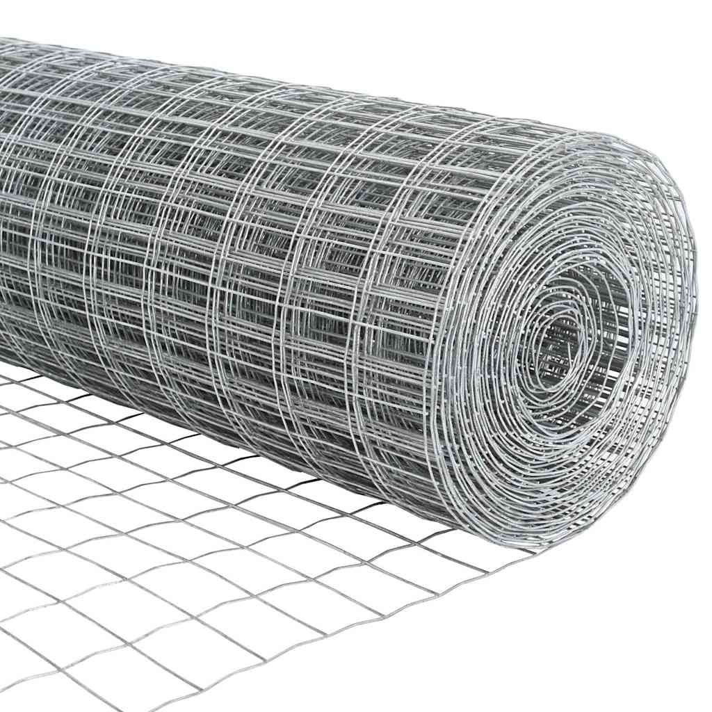 Eurozaun Silber 0,6 x 10 m Feuerverzinktes Eisen