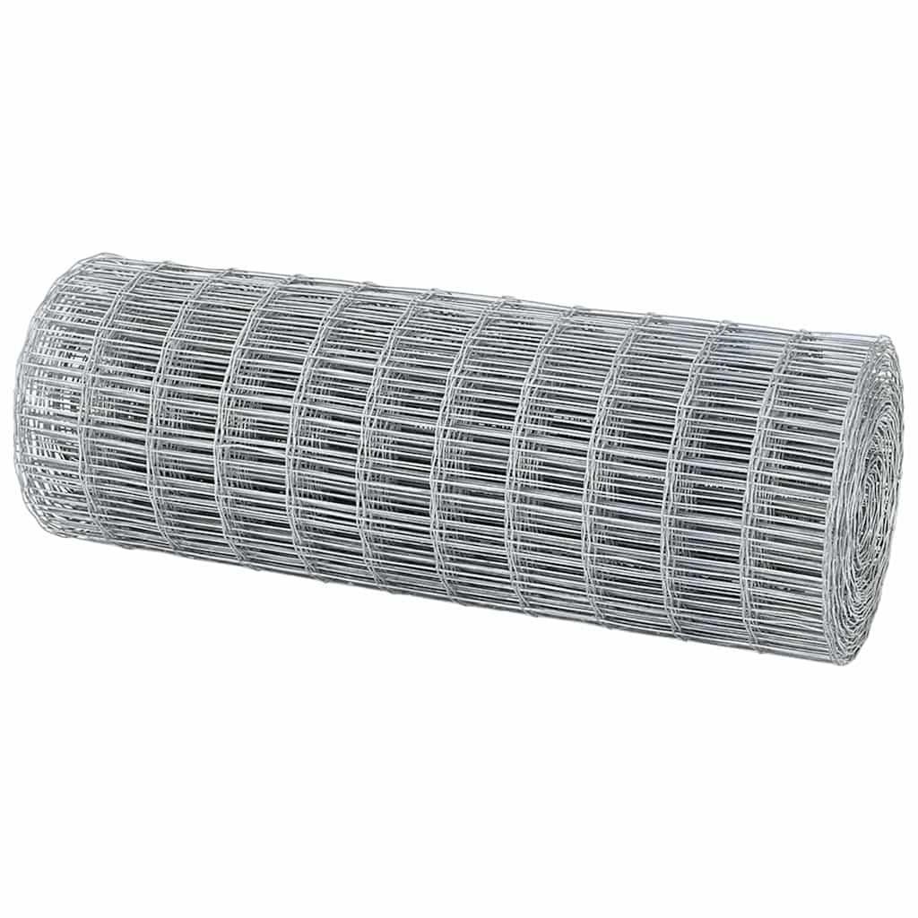 Eurozaun Silber 0,6 x 10 m Feuerverzinktes Eisen