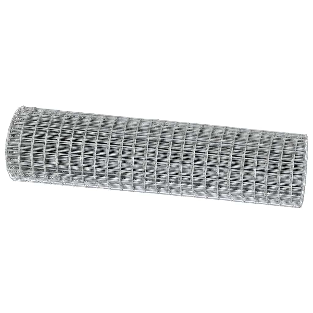 Eurozaun Silber 1 x 10 m Feuerverzinktes Eisen