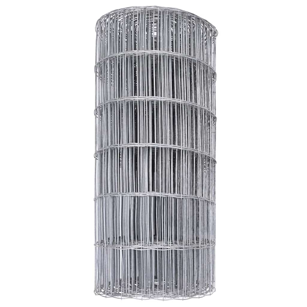 Eurozaun Silber 0,4 x 10 m Feuerverzinktes Eisen