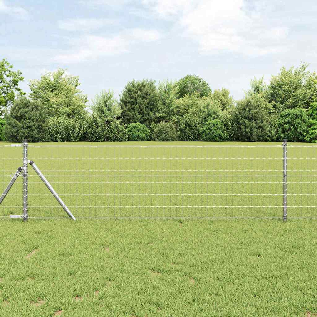 Eurozaun Silber 0,6 x 10 m Feuerverzinktes Eisen