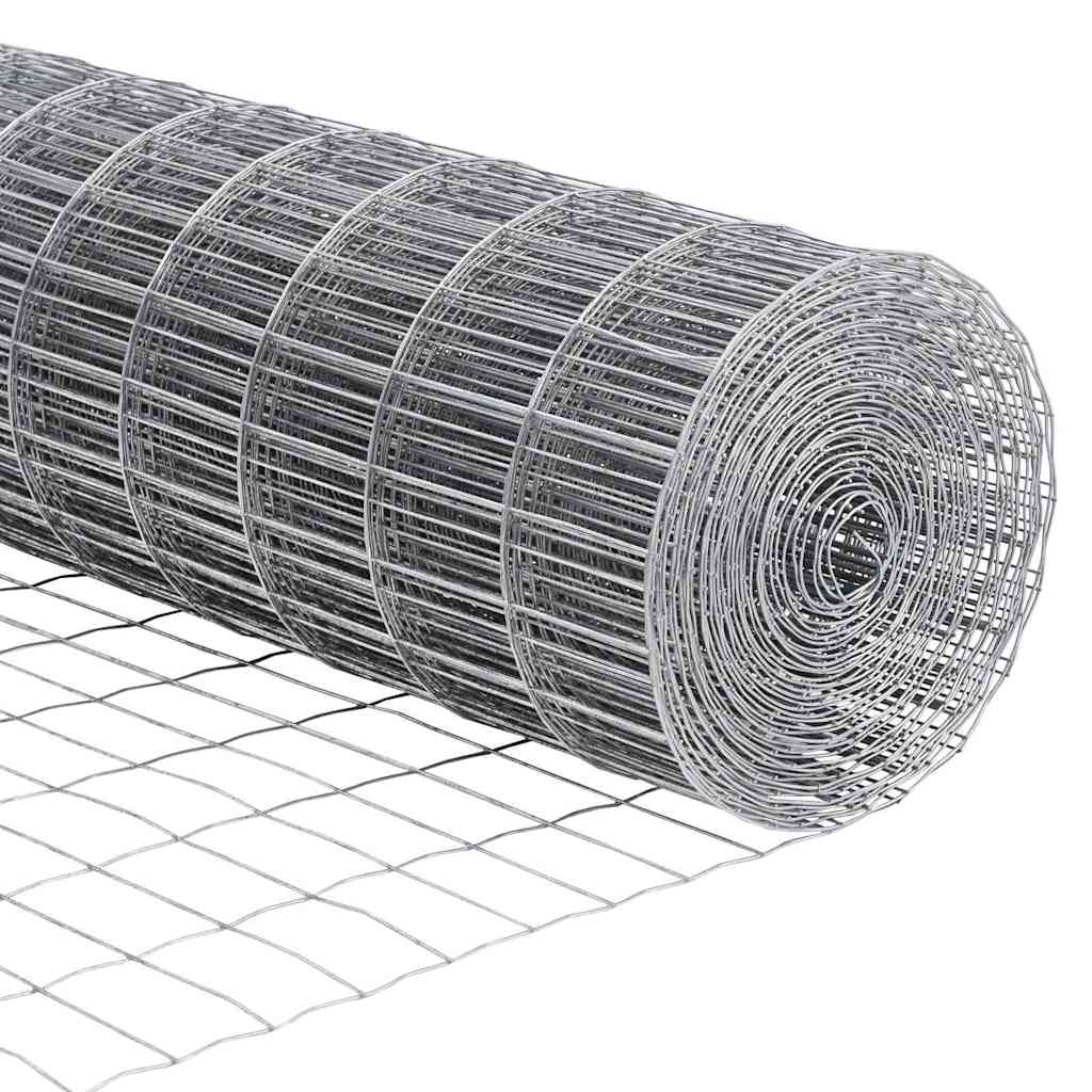 Eurozaun Silber 0.8 x 10 m Feuerverzinktes Eisen