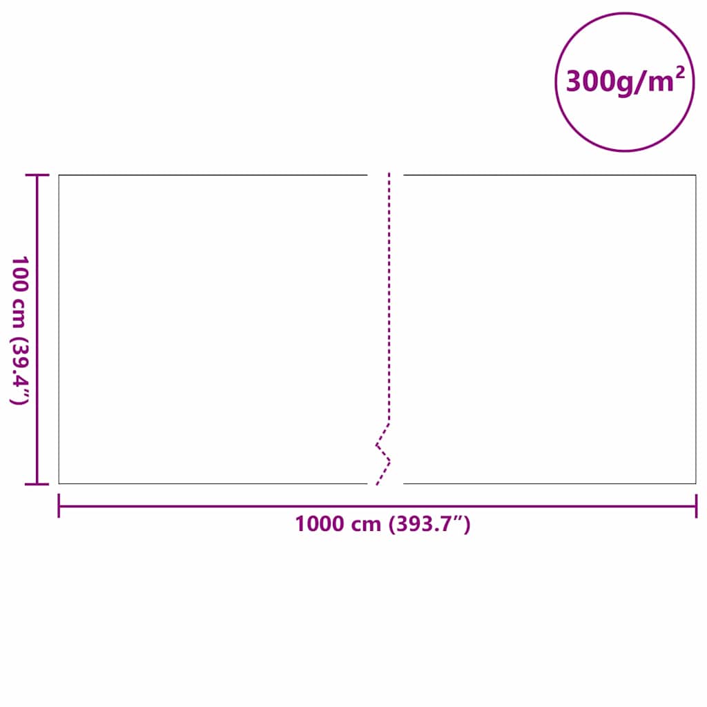Pool Fleece Grau 1 x 10 m Polyester und Baumwolle