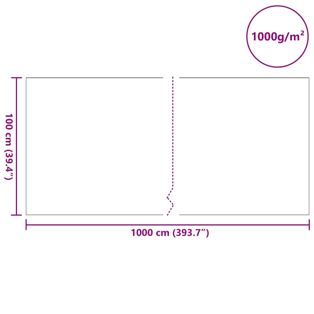 Pool Fleece Grau 1 x 10 m Polyester und Baumwolle