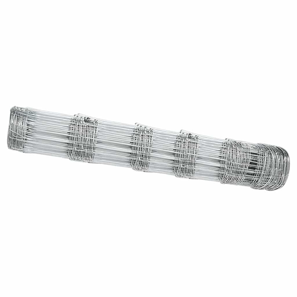 Wildzaun Silber 100 x 0.8 m Verzinkter Stahl