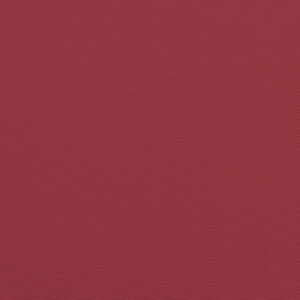 Sofakissen 4 Stk. Weinrot 60x60 cm Stoff