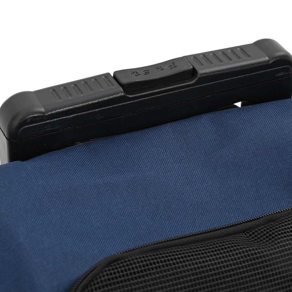 Trolley für Haustiere 3-in-1 Blau 48x32x(57-106) cm cm Oxford-Gewebe
