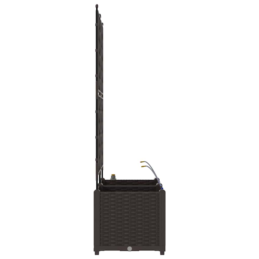 Gartenpflanzer Braun 80 x 40 x 142 cm Stahl