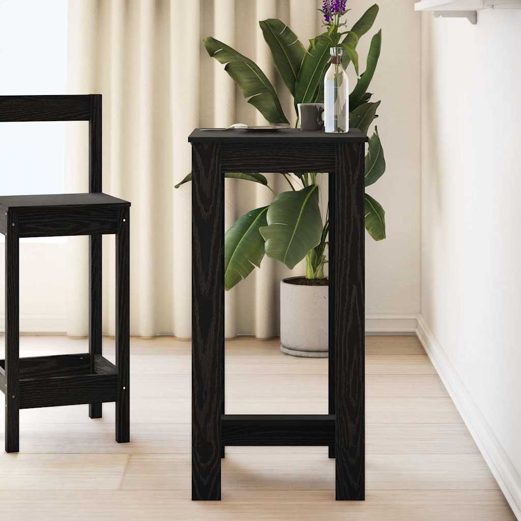 Bartisch Schwarze Eiche 51 x 50 x 103,5 cm Holzwerkstoff