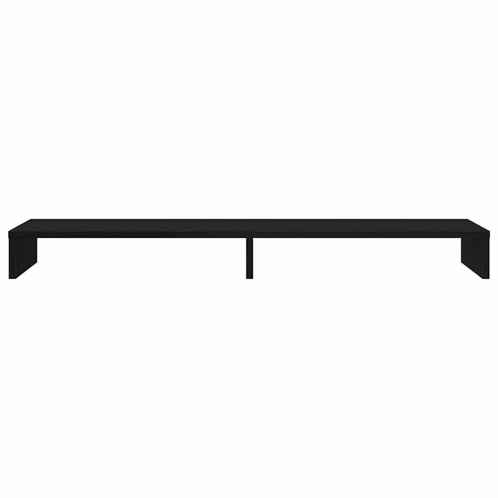 Monitorständer Schwarz Eichen-Optik 100x27x10 cm Holzwerkstoff