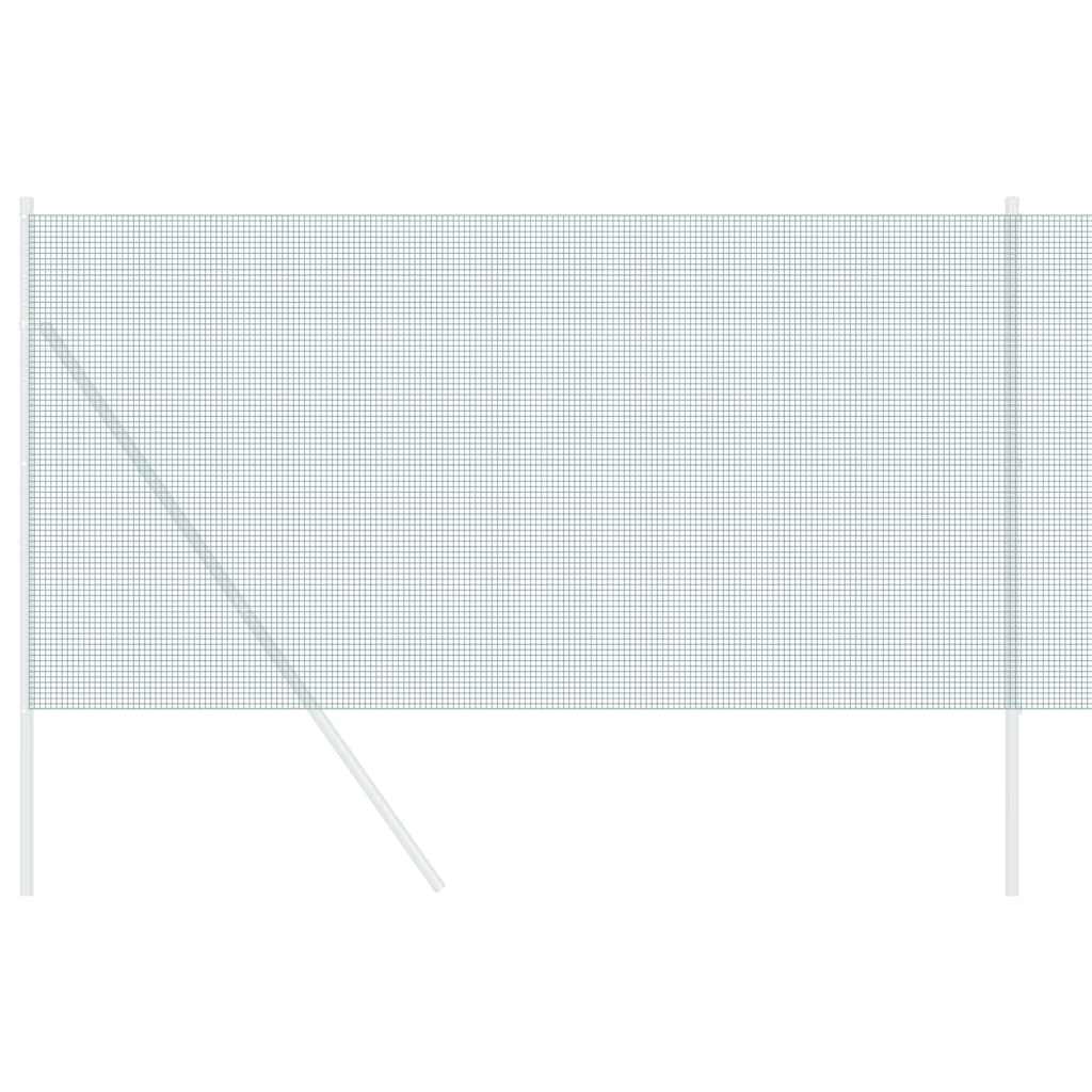 Geschweißter Drahtzaun Grün 0.8 x 25 m Stahl
