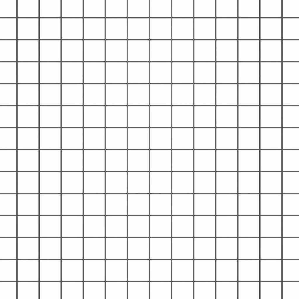 Geschweißter Drahtzaun Grau 0.8 x 10 m Stahl