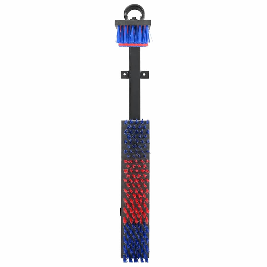 Rinderbürsten Rot und Blau 84 x 10 x 91 cm Kunststoff und Stahl