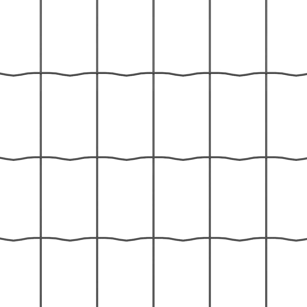Eurozaun Grau 0.8 x 25 m PVC-beschichtetes Eisen