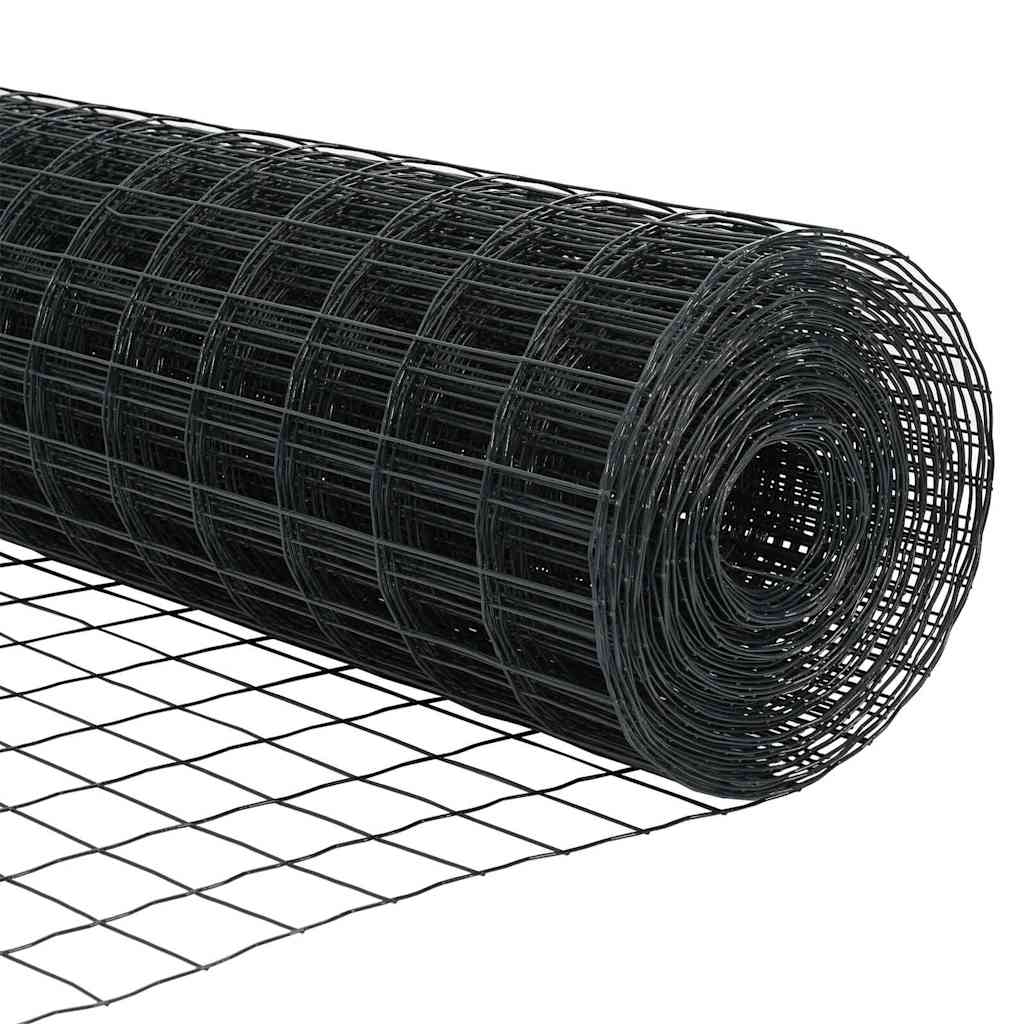 Eurozaun Grau 0.8 x 25 m PVC-beschichtetes Eisen