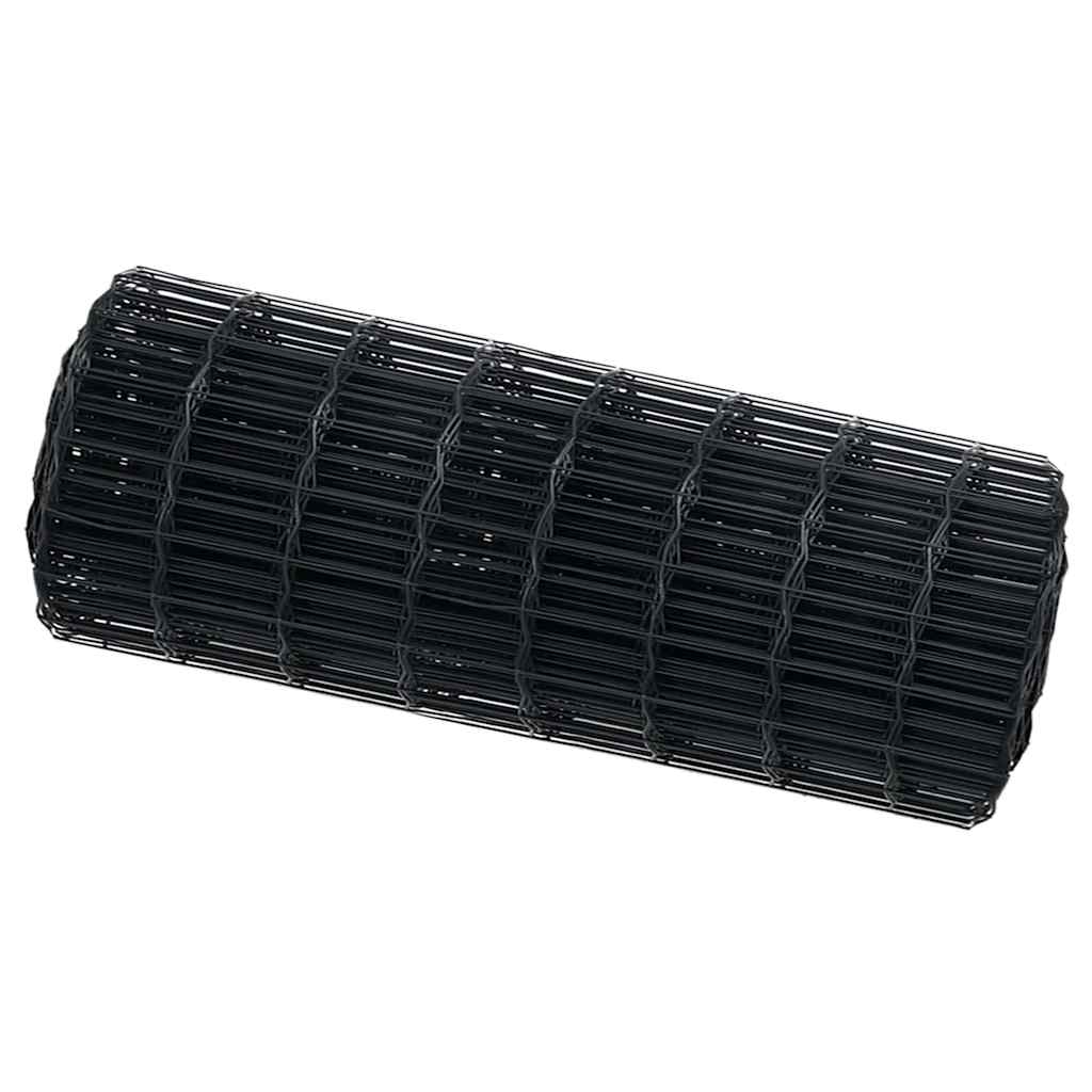 Eurozaun Grau 0.8 x 25 m PVC-beschichtetes Eisen