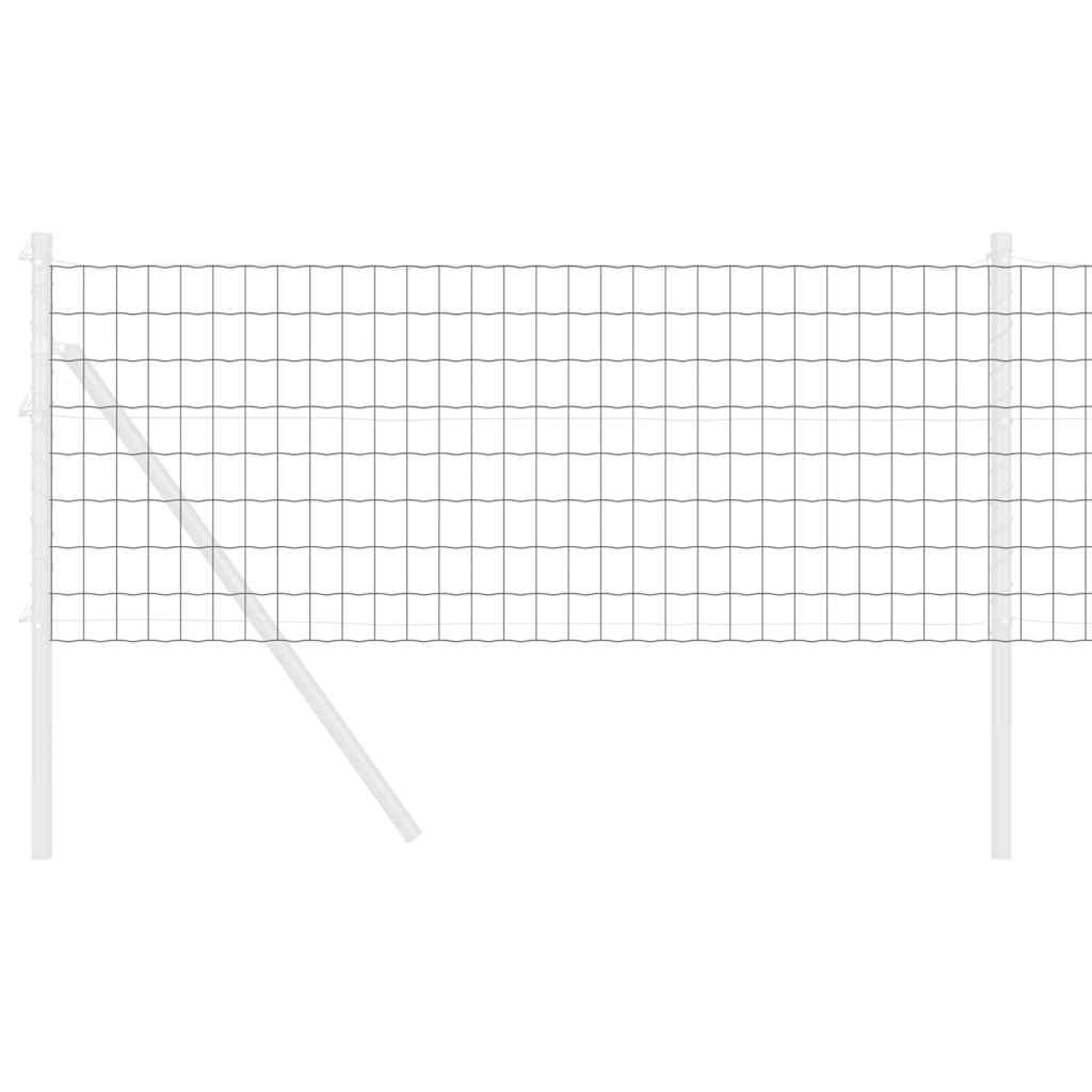 Eurozaun Grau 0.8 x 25 m PVC-beschichtetes Eisen