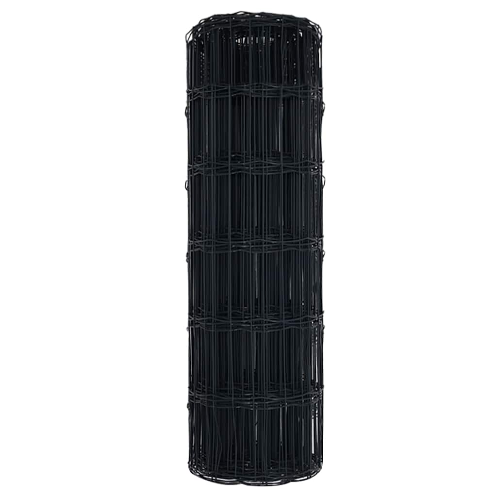 Eurozaun Grau 0.8 x 25 m PVC-beschichtetes Eisen
