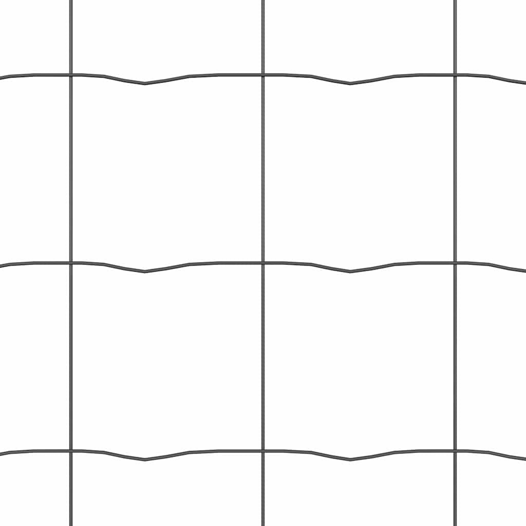 Eurozaun Grau 0.4 x 50 m PVC-beschichtetes Eisen