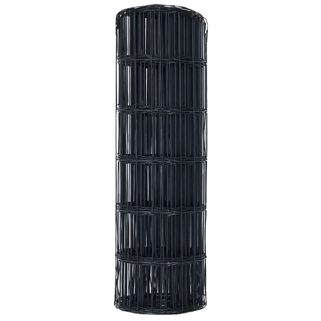 Eurozaun Grau 0.4 x 50 m PVC-beschichtetes Eisen