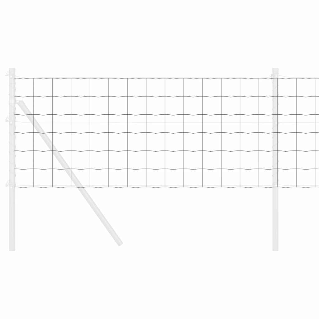 Eurozaun Grau 0.4 x 50 m PVC-beschichtetes Eisen