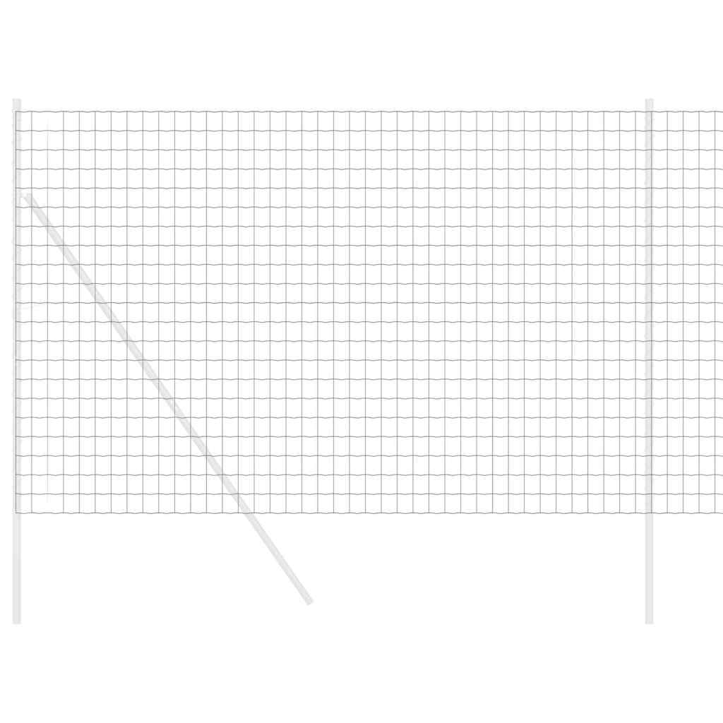 Eurozaun Schwarz 1.6 x 10 m PVC-beschichtetes Eisen
