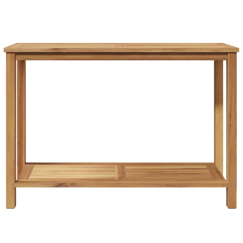 Couchtisch mit Speicher Braun 110 x 40 x 45 cm Teak-Massivholz