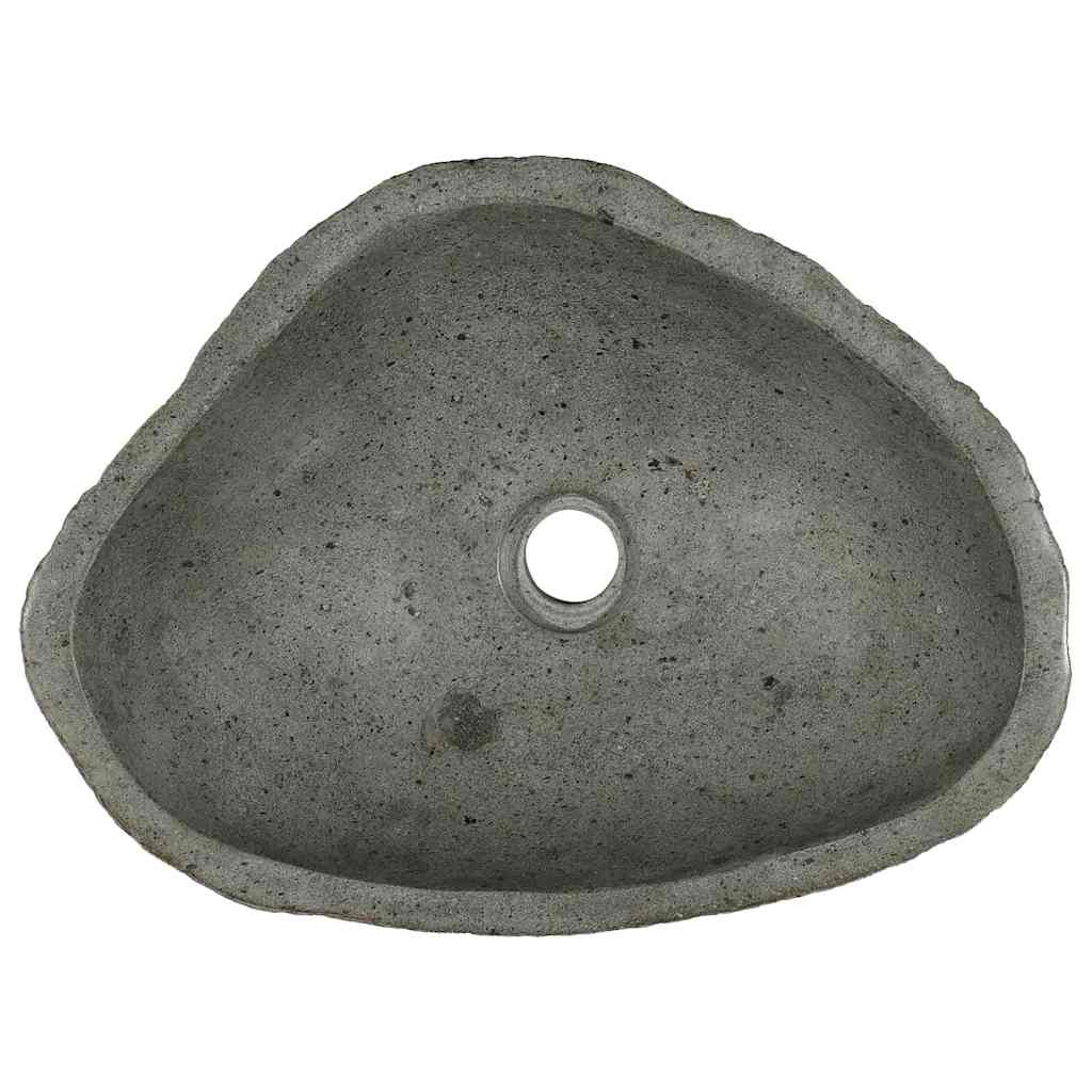 Basin Hellgrau (46-52) x (35-40) x 15 cm Flussstein