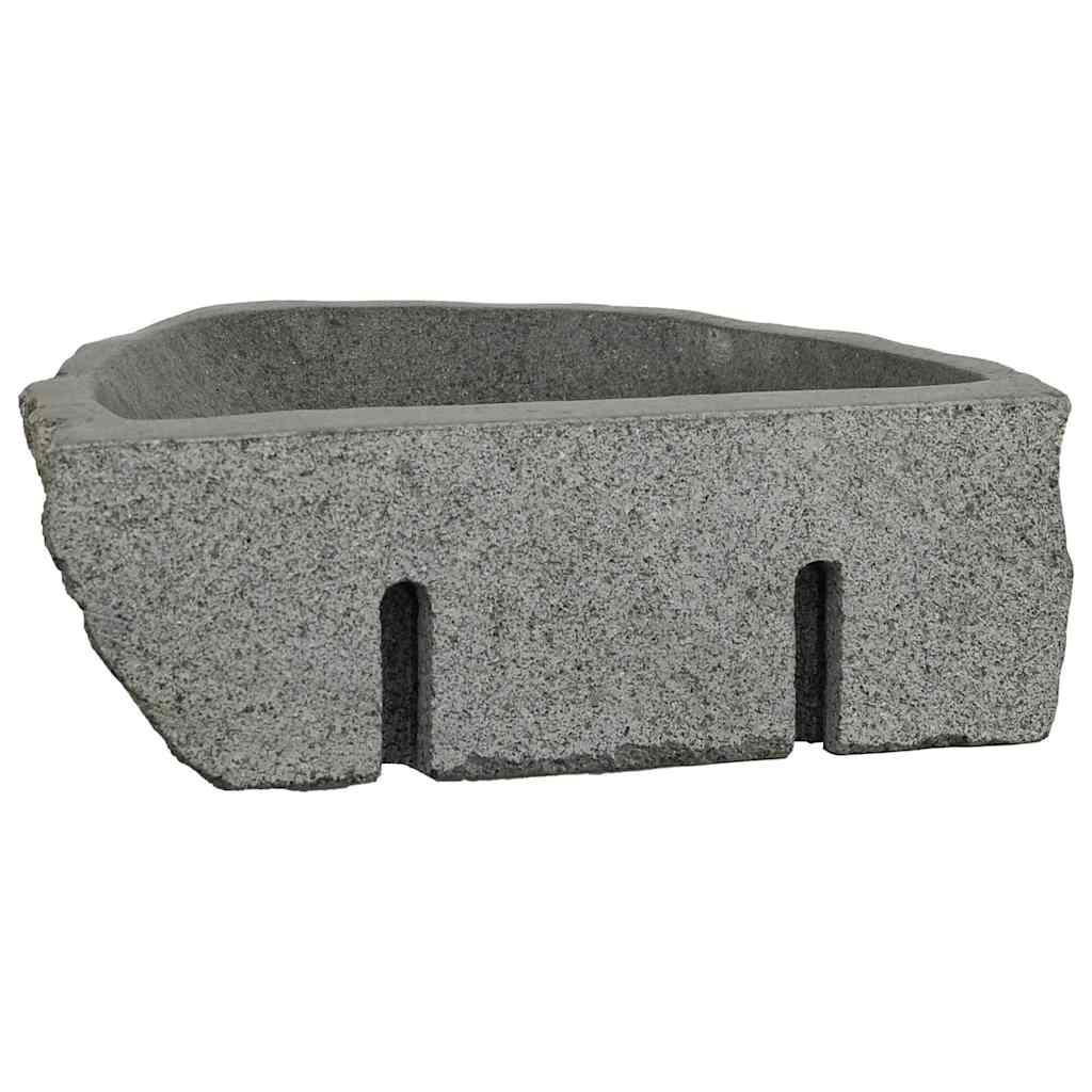 Wandhängendes Waschbecken Grau (30-37) x (25-30) x 12 cm