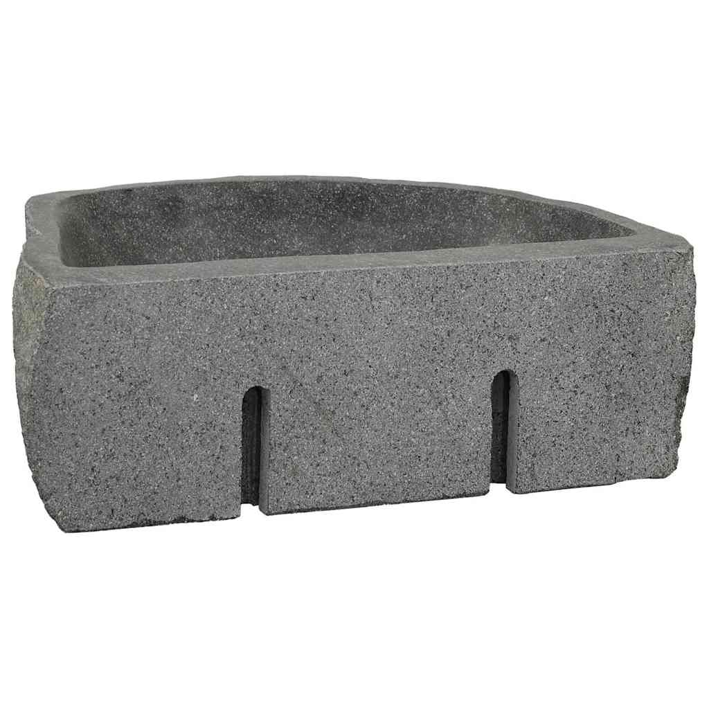 Wandhängendes Waschbecken Grau (38-45) x (30-35) x 15 cm