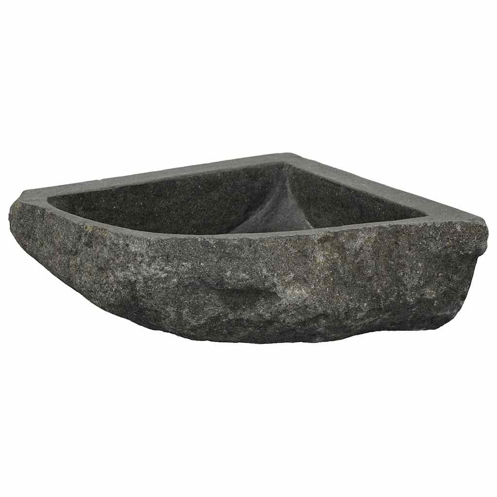 Wandhängende Ecke Waschschüssel Grau (30-37) x (30-37) x 12 cm