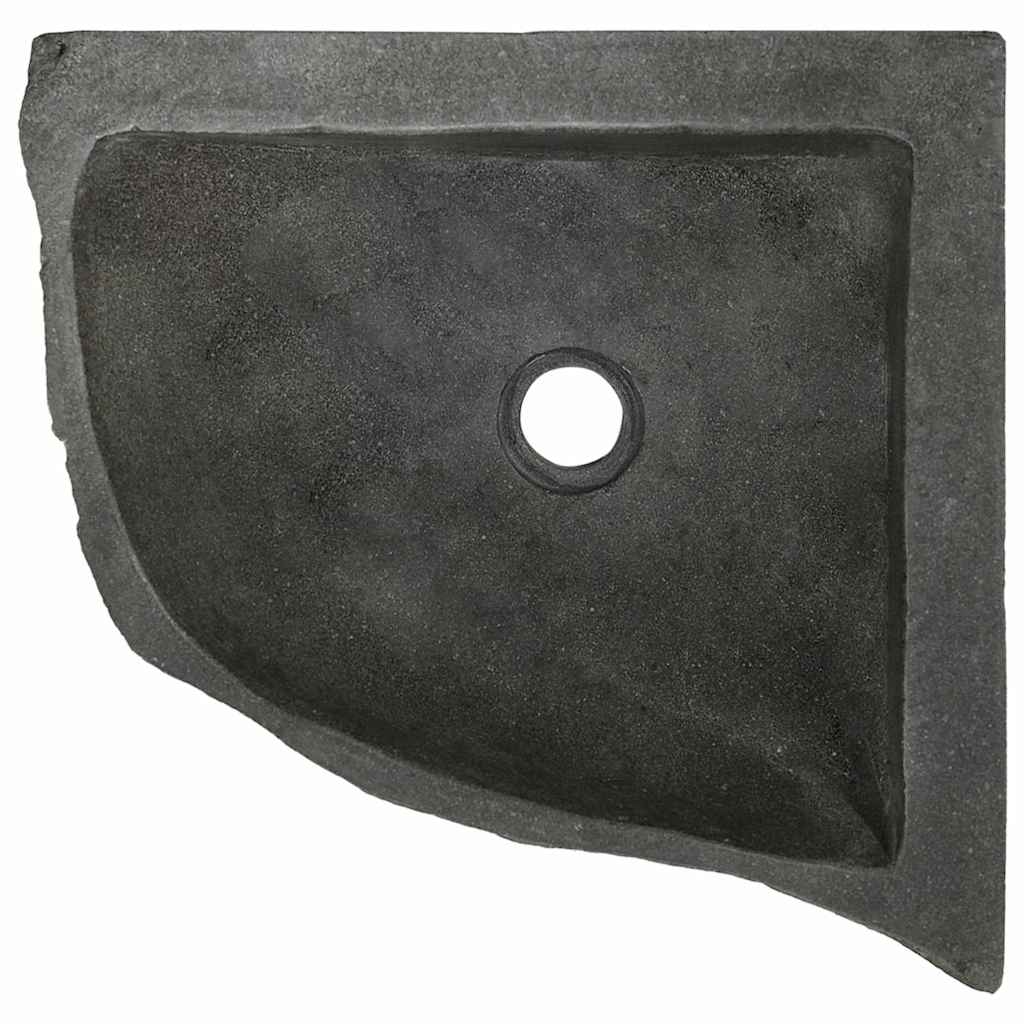 Wandhängende Ecke Waschschüssel Grau (30-37) x (30-37) x 12 cm