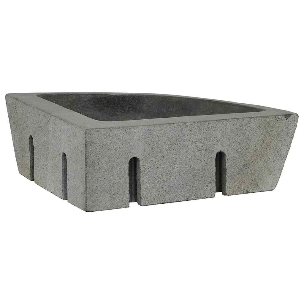 Wandhängende Ecke Waschschüssel Grau (38-45) x (38-45) x 12 cm