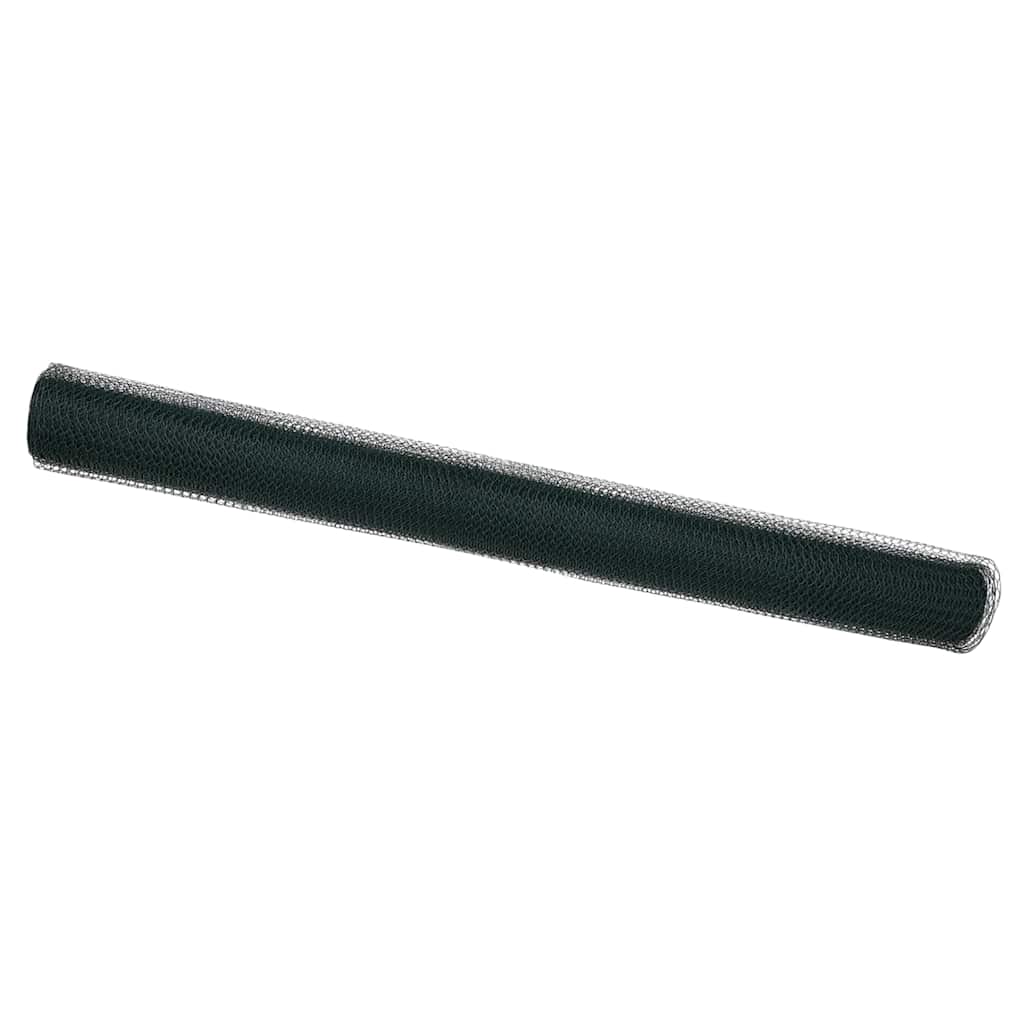 Sechseckgeflechtzaun Grün 1.6 x 25 m Stahl